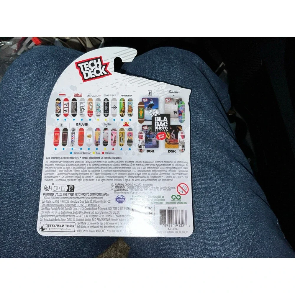Tech Deck * Series 3 * Toy Machine * Yellow And Black *  Brand New * Sealed